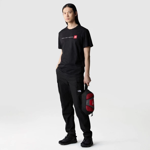 M SS NEVER STOP EXPLORING TEE Black Black XS - Resim 7