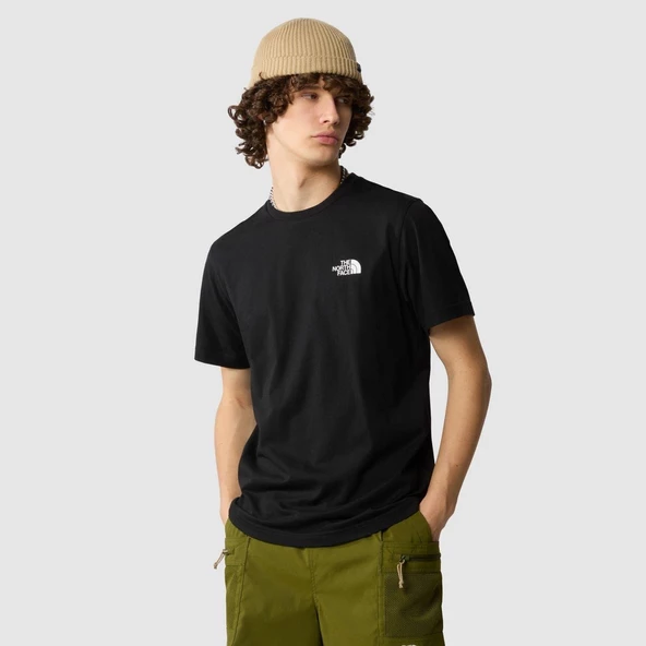 M SS SIMPLE DOME TEE Black Black XS