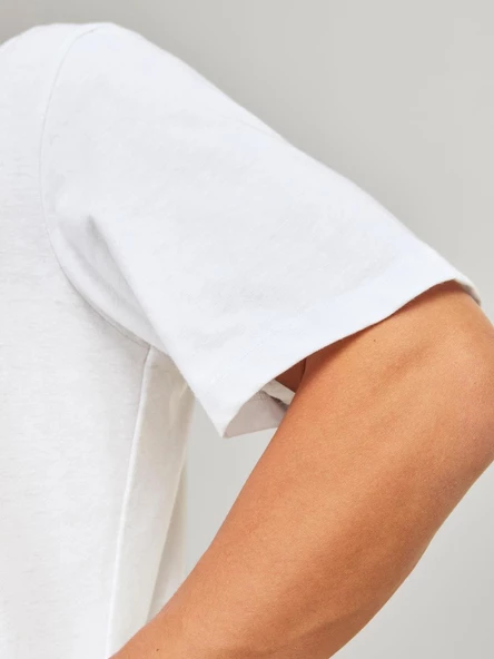 JJESUMMER LINEN POLO SS LN White White S - 5