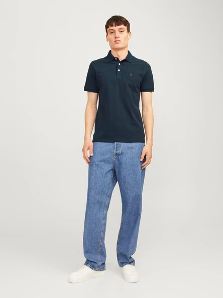 JJEPAULOS POLO SS NOOS Navy Navy XS - Resim 5