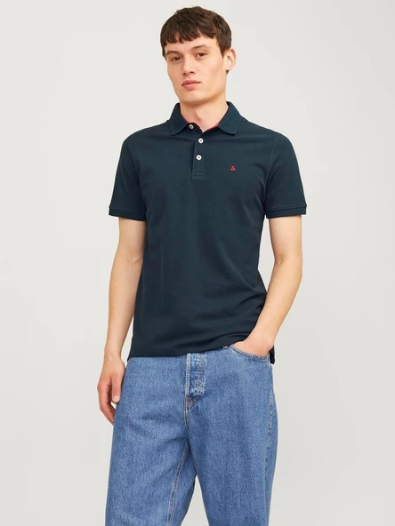 JJEPAULOS POLO SS NOOS Navy Navy XS - Resim 2
