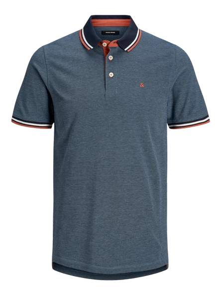 JJEPAULOS POLO SS NOOS BLUE BLUE XS - 2
