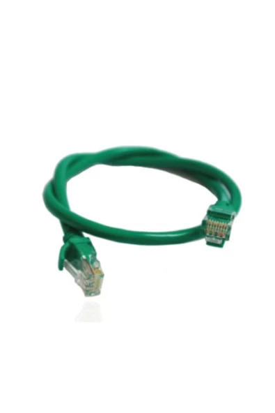 Ethernet Patch Kablo Cat 6 1 Metre Yeşil Teknogreen TKC-001Y