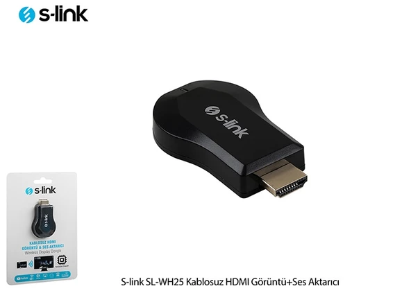 Hdmı Kablosuz Görüntü Ve Ses Aktarıcı S-link SL-WH25