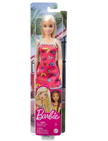 T7439-HBV05 - ŞIK BARBİE - PEMBE ELBİSE - 3