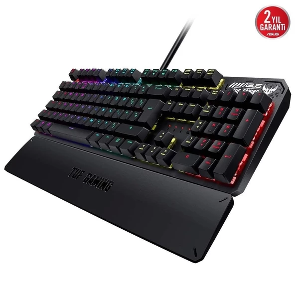 Asus TUF Gaming K3 Red Switch Mekanik RGB Gaming Klavye - 2