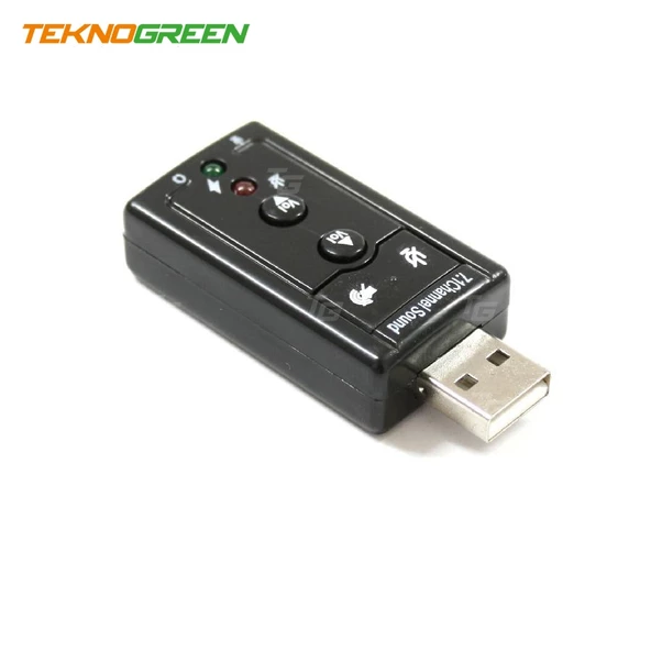 Ses Usb Çevirici 7.1 Kanal TeknoGreen TKU-666