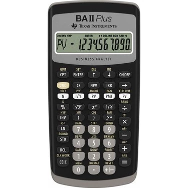 Texas Instruments Ba Iı Plus Finansal Hesap Makinesi