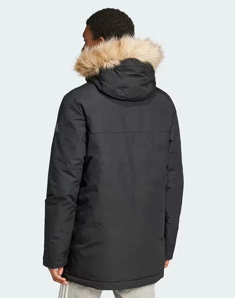 adidas Paveric Fur Par Black Erkek Parka IX8888 - 2