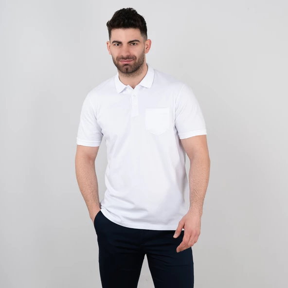 Polo Yaka Cepli Erkek T-Shirt - 9