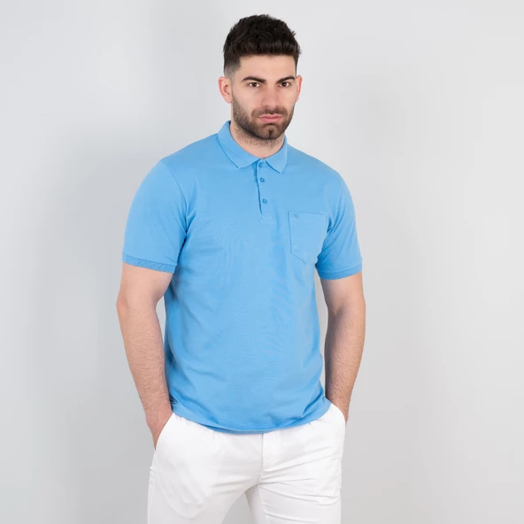 Polo Yaka Cepli Erkek T-Shirt - 3