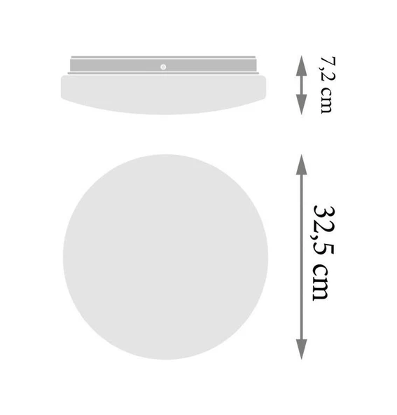 LEDVANCE LED PLAFONYER 24W IP44 SARI IŞIK SENSÖRLÜ - 3