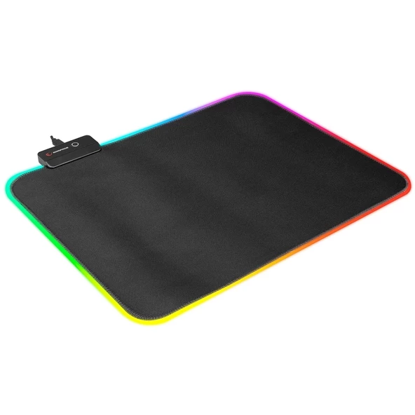 Rampage MP-21 Siyah 252*328*3mm RGB Ledli Gaming  Mouse Pad