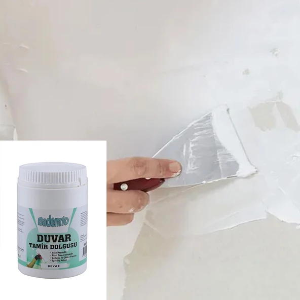 Duvar Tamir Dolgu Macunu Zemin Alçı Sıva Derin Boşluk Doldurucu Çatlak Onarıcı Giderici 1 Kg - 5