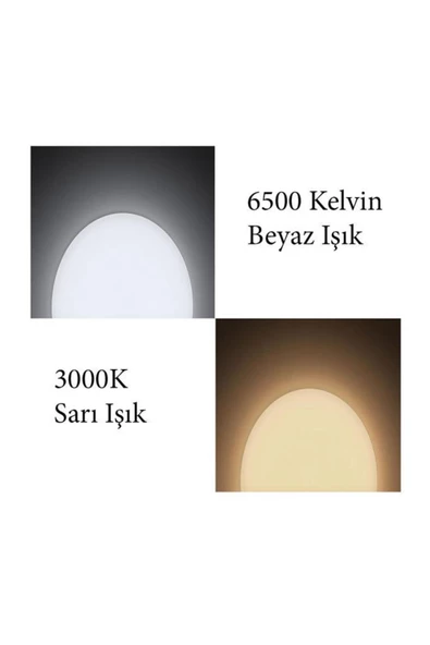 LEDVANCE LED PLAFONYER 12W IP44 SARI IŞIK - 3