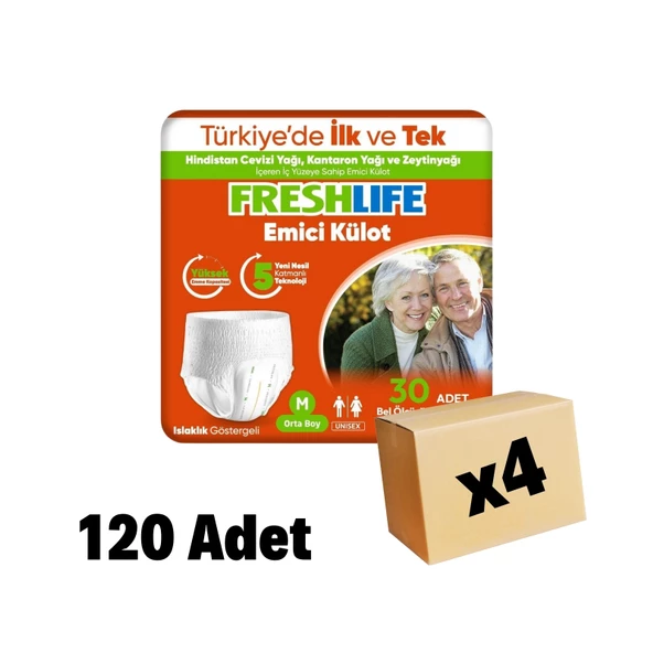 Freshlife Emici Külot Medium 120 Adet (30*4)