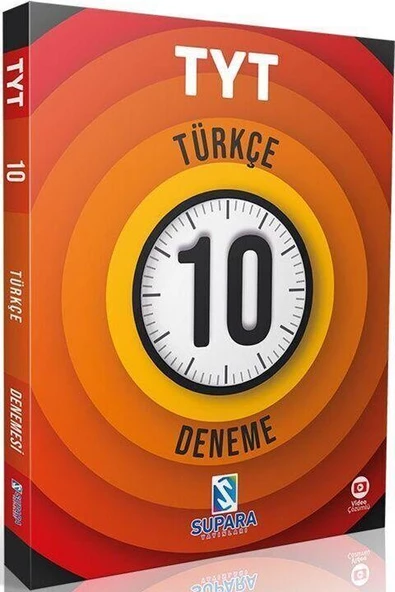 Supara Yayınları TYT Türkçe 10 Denemesi - 3