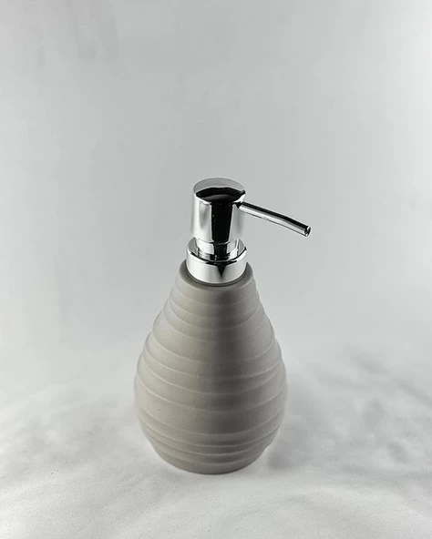 Soft Touch Sıvı Sabunluk - Banyo Mutfak Sıvı Sabunluğu - Akrilik - 350 ML, Krem - 3
