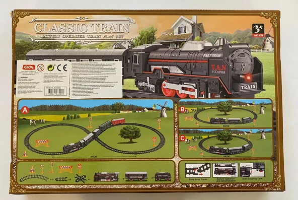 CTOYS Tren Seti 23 Parça  JHX3303 - 2