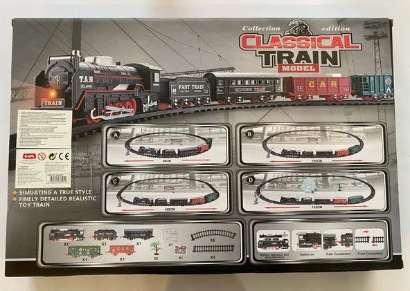 CTOYS Tren Seti 26 Parça  JHX6687 - 2