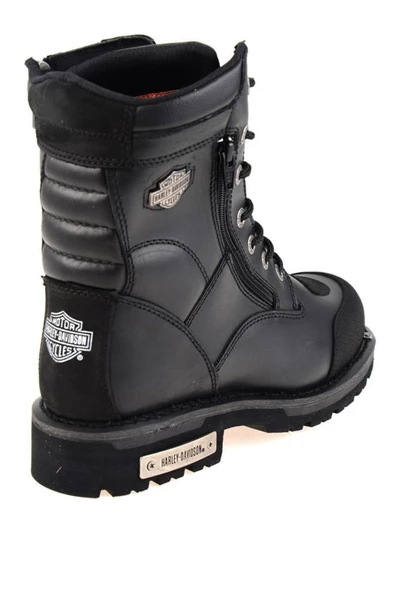 Harley Davidson Riddick Hakiki Deri Bot 36-40 Black Deri - 3