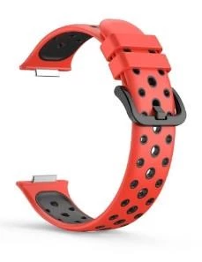 Huawei Watch Fit 2 Uyumlu Correa Delikli Spor Silikon Kordon Kayış - 2
