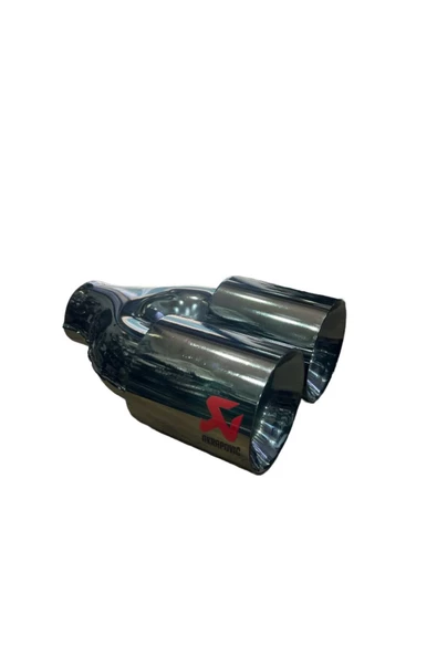 Akrapovic AKRAPOVİC 90 LIK TİTANYUM EGZOZ UCU ÇİFTLİ TİTANYUM