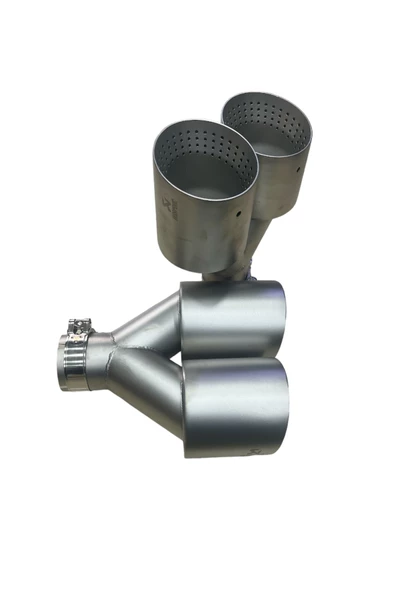 Akrapovic AKRAPOVİÇ 90 LIK İTHAL İÇİ DELİKLİ ÇİFTLİ EGZOZ UCU