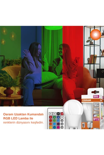 OSRAM KUMANDALI LAMBA E27 - 3