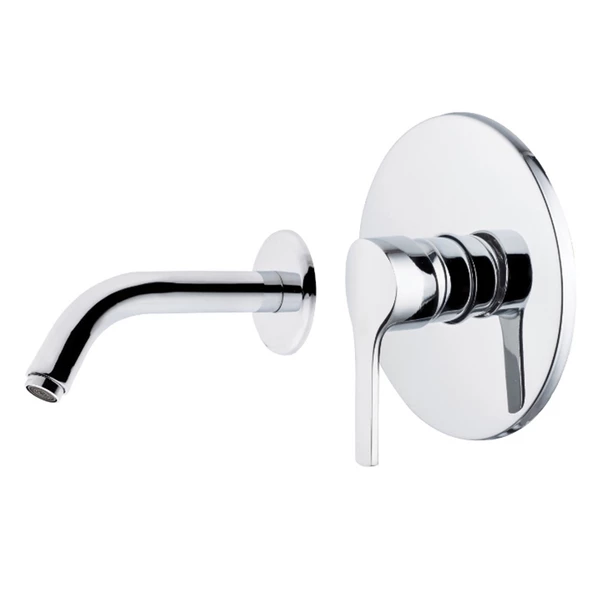 FKN Ankastre Yuvarlak Krom Lavabo Bataryası ürün görseli