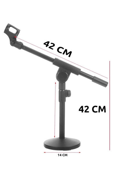 Lastvoice MS25 Masa Tipi Mikrofon Standı Sehpası(43x43 cm) - Resim 3