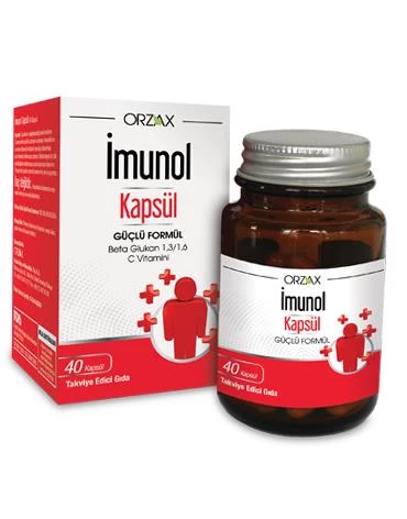 IMUNOL (BETA-GLUKAN 1,3/1,6 ; VİTAMİN C) 40 KAPSUL