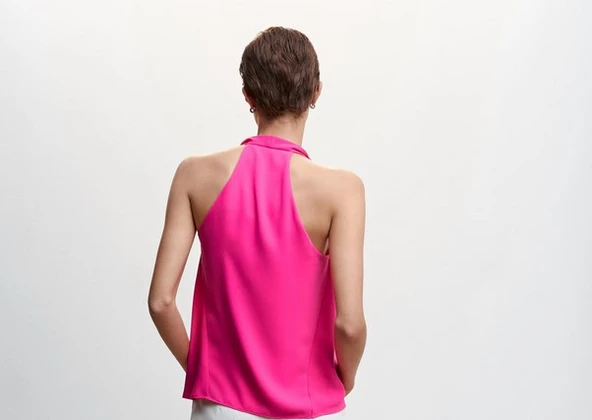 Mango Drape yaka bluz - 2