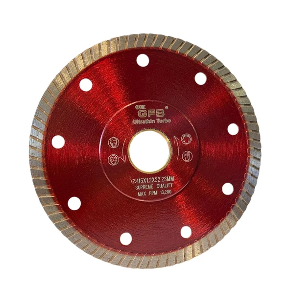 Elmas Testere Beton Tuğla Ahşap Granit Mermer Asfalt Plastik Sulu Kuru Kesme Kesici Disk  115 mm - 5