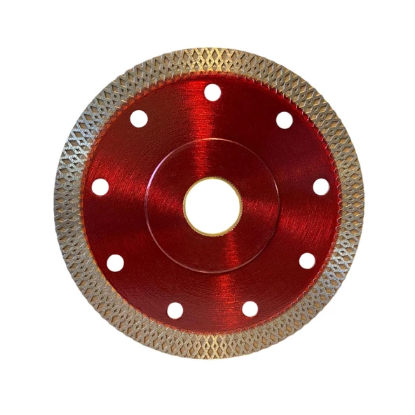 Elmas Testere Çapraz Beton Ahşap Seramik Mermer Porselen Fayans Sulu Kuru Kesme Kesici Disk 115 mm - 4