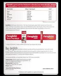 Vitabiotics Feroglobin 30 Kapsül - Resim 2