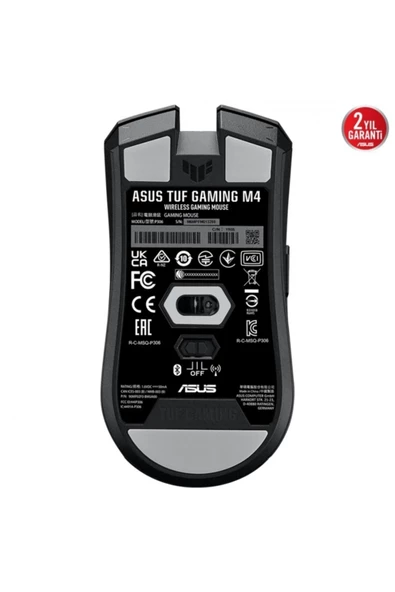ASUS Tuf Gaming M4 Wireless Mouse Siyah - Resim 2