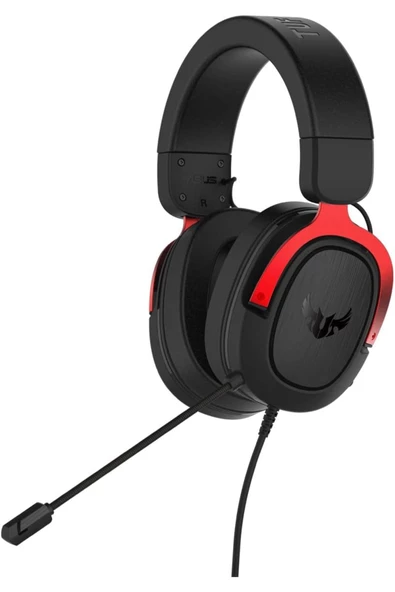 ASUS Tuf Gaming H3 7.1 Oyuncu Kulaklığı-kırmızı