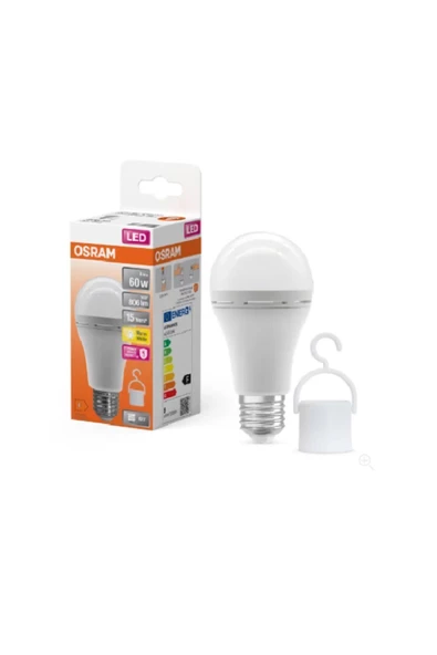OSRAM ŞARJLI LEDLAMBA 8W SARI IŞIK - Resim 6