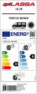 155R12C 88/86N 8PR TL LC/R LASSA - 4