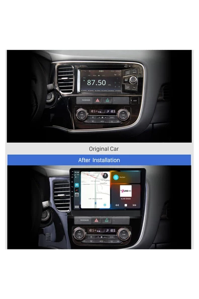 demirusta Mitsubishi outlander 2016 4GB CARPLAY NAVİGASYON DVD USB BT KAMERA