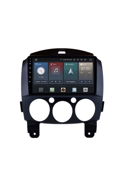 demirusta MAZDA 2 4GB CARPLAY NAVİGASYON DVD USB BT KAMERA