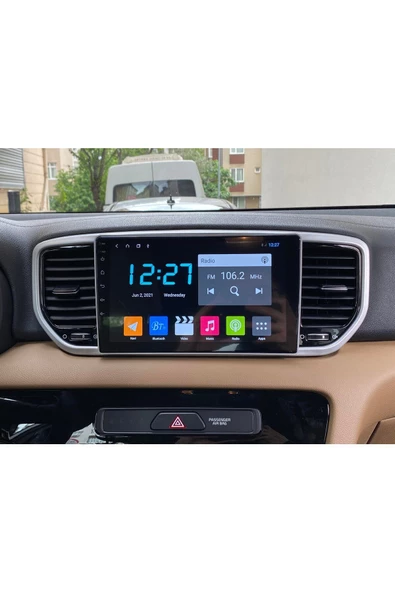 demirusta KİA SPORTAGE 2016-2019 4GB CARPLAY NAVİGASYON DVD USB BT KAMERA