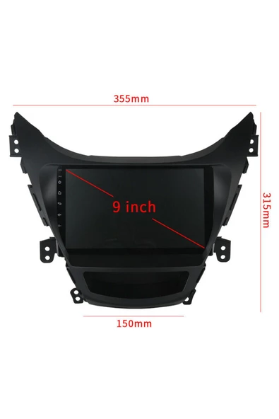 demirusta Elentra 2011-13 Uyumlu Carplay Navi?gasyon Dvd Usb Bt Kamera