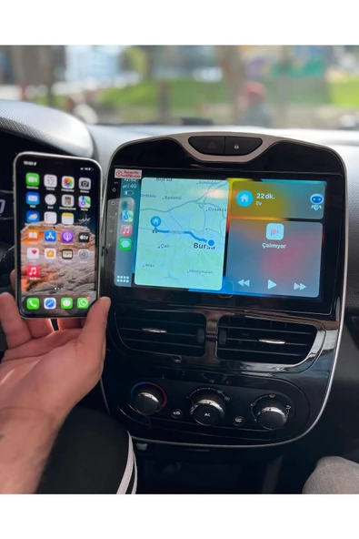 demirusta CLİO 4 4GB CARPLAY NAVİGASYON DVD USB BT KAMERA