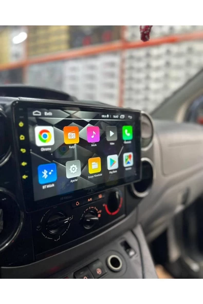 demirusta PARTNER TEPE 4GB CARPLAY NAVİGASYON DVD USB BT KAMERA