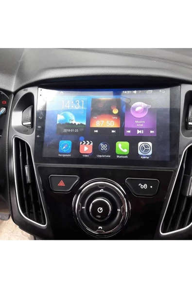 demirusta FORD FOCUS 4RAM carplay YOUTUBE yandex WİFİ usb BT KAMERA