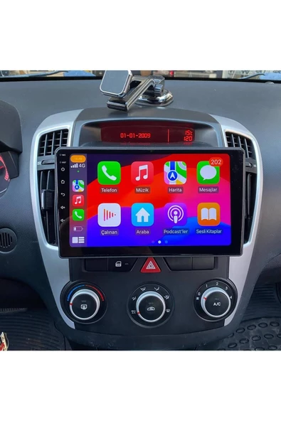 demirusta KİA CEED OLD Uyumlu 4GB CARPLAY NAVİGASYON DVD USB BT KAMERA - 1