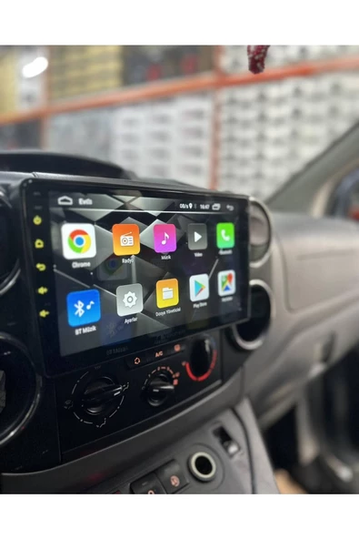 demirusta tepe-berlingo Uyumlu CARPLAY+AND.AUTO NAVİGASYON DVD USB BT KAMERA