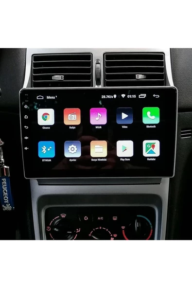 demirusta 307 CARPLAY+AND.AUTO Uyumlu  NAVİGASYON DVD USB BT KAMERA
